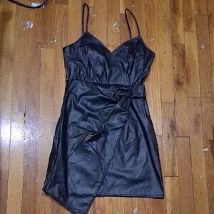 Elegant Black Wrap Dress